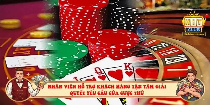 Nhân viên hỗ trợ khách hàng tận tâm giải quyết yêu cầu của cược thủ Nhân viên hỗ trợ khách hàng tận tâm giải quyết yêu cầu của cược thủ